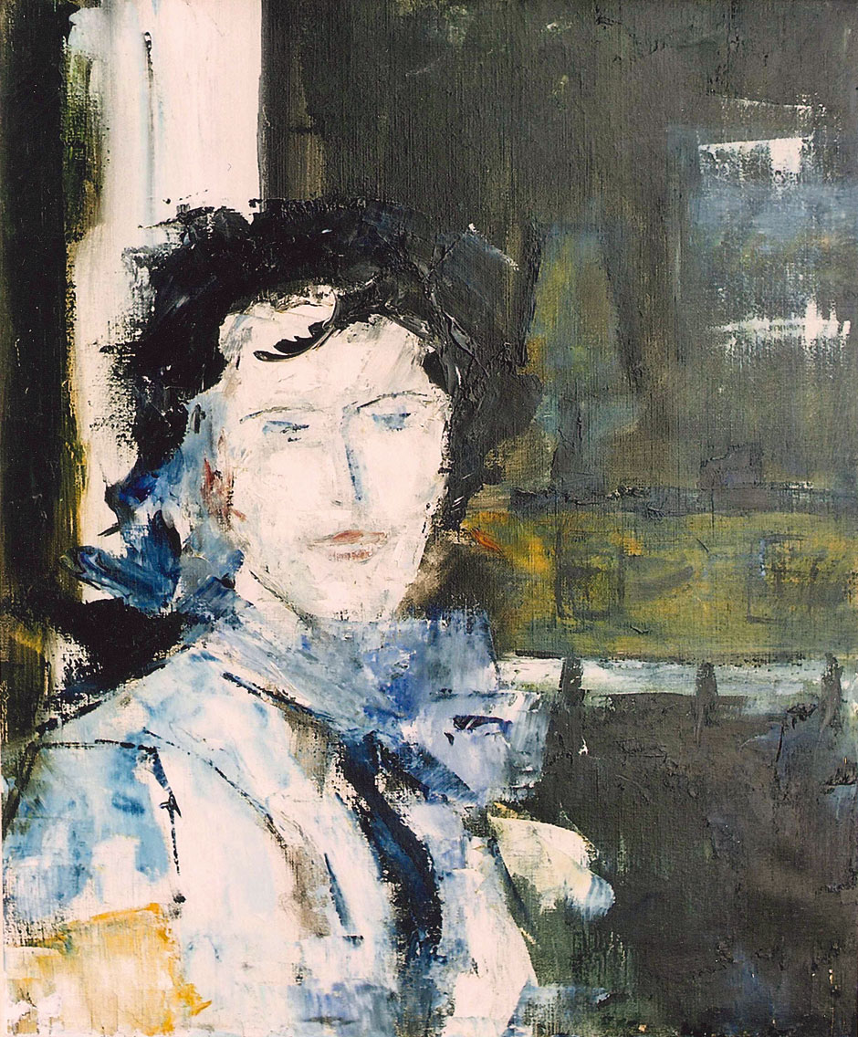 German Expressionism Hubert Roestenburg Portrait Carolyne 